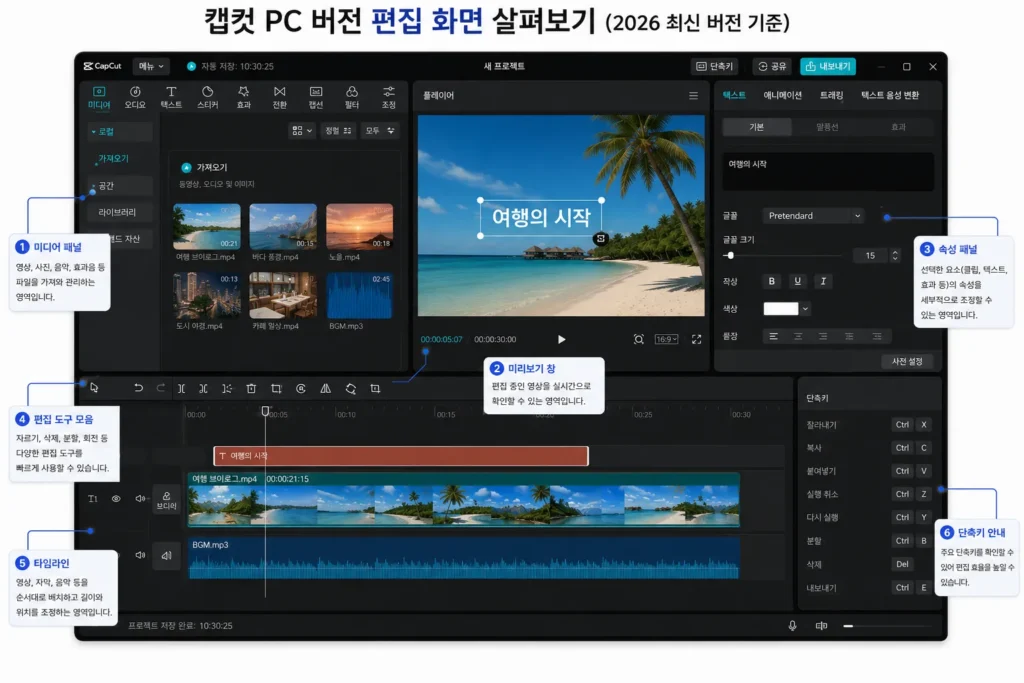 캡컷 PC버전